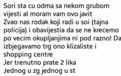 Društvenim mrežama kruži poruka uznemirujućeg sadržaja