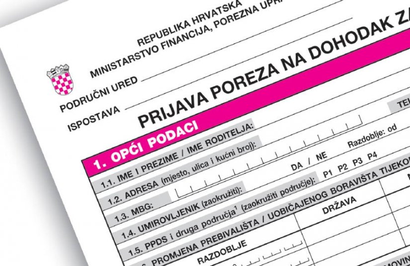 DOH obrazac za elektronički izračun godišnjeg poreza na dohodak