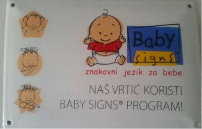 Dječji vrtić &quot;Čarobno ogledalce&quot; uveo program &quot;baby signs&quot;