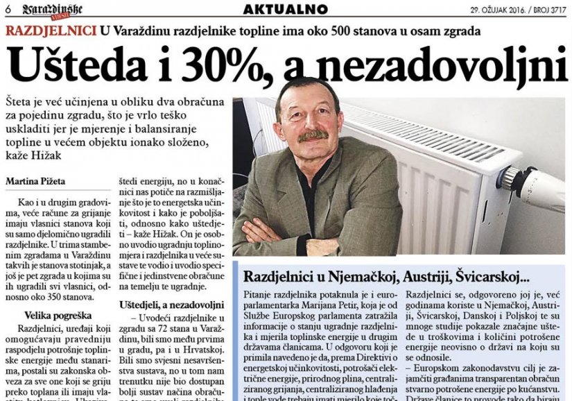 S razdjelnicima ušteda do 30 posto, zašto su građani nezadovoljni?