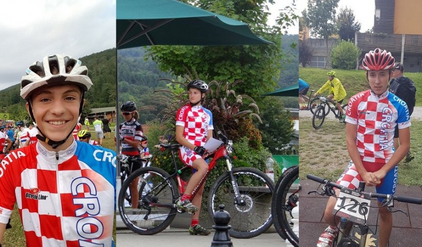 Stjepan Hunjak (lijevo), Laura Horvat i Timotej Kocen