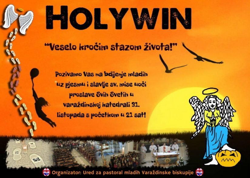 Uoči blagdana Svih svetih molitveno slavljeničko bdijenje za mlade &quot;Holywin&quot;