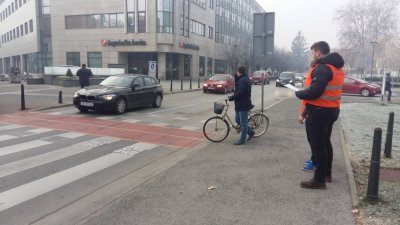 FOTO: Učenici Strojarske i prometne škole bilježili (ne)savjesne vozače