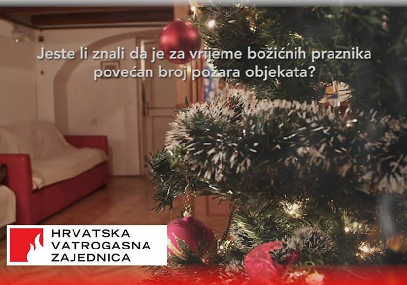 VIDEO Vatrogasci upozoravaju: oprezno s odlaganjem pepela i korištenjem božićnih dekoracija