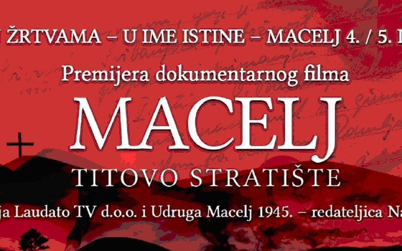Danas premijera dokumentarnog filma &quot;Macelj: Titovo stratište&quot; u KC Ivan Rabuzin