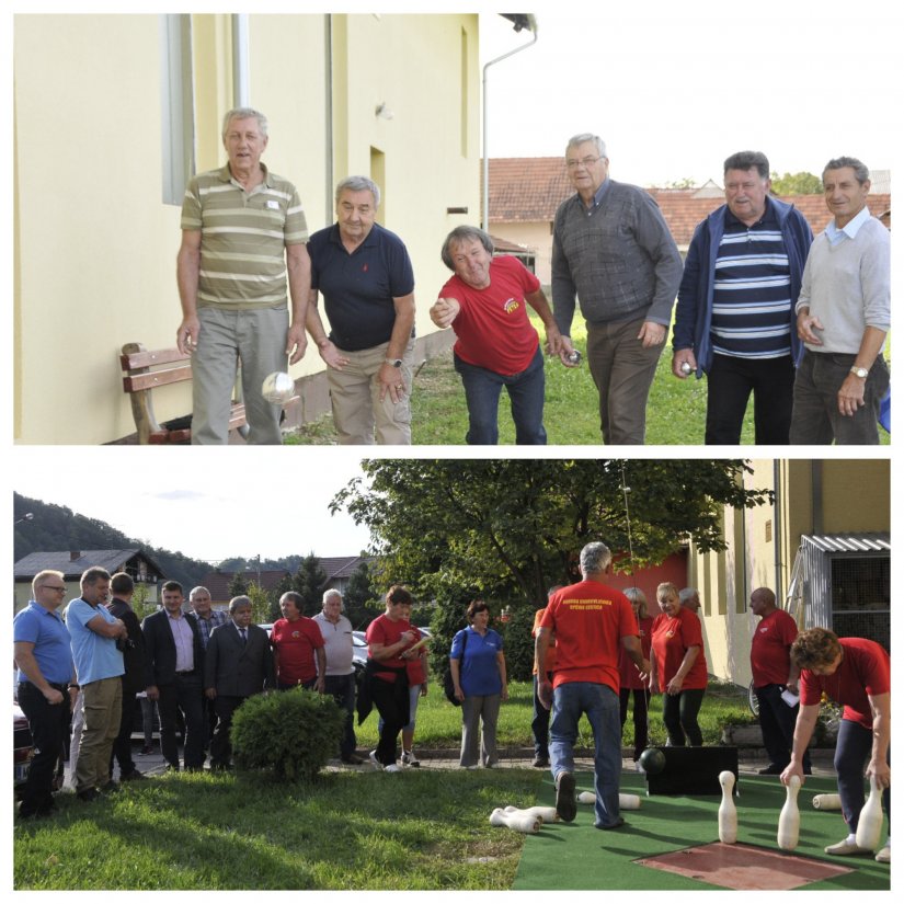 FOTO: Umirovljenici se u G. Vratnu natjecali u šahu, pikadu, streljaštvu, ali i visećoj kuglani te – boćanju!