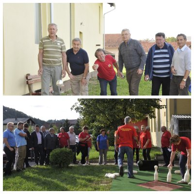 FOTO: Umirovljenici se u G. Vratnu natjecali u šahu, pikadu, streljaštvu, ali i visećoj kuglani te – boćanju!