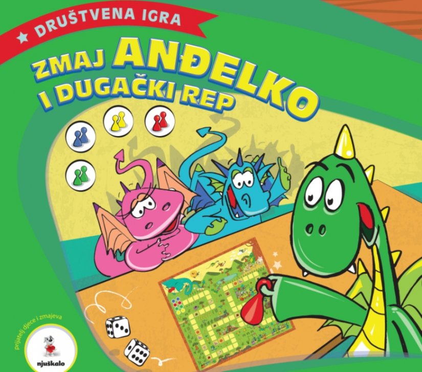 Nova društvena igra za najmlađe - &quot;Zmaj Anđelko i dugački rep&quot;