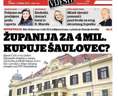 U novom broju Varaždinskih vijesti pročitajte...