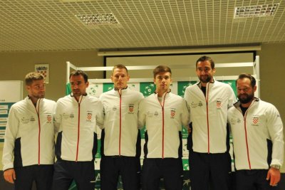 Hrvatska Davis Cup reprezentacija na današnjem izvlačenju parova četvrtfinalnog meča protiv Kazahstana