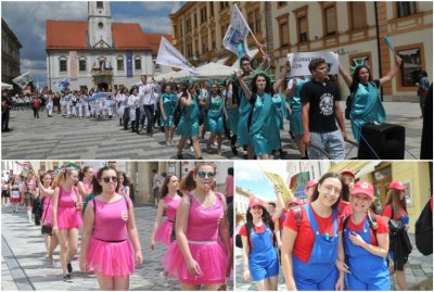 FOTO Varaždinski maturanti, njih 1500, mimohodom otvorili Maturantiku 2018