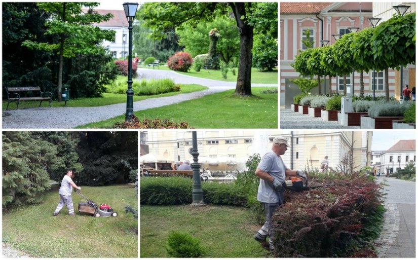 FOTO: Radnici Parkova tijekom Špancirfesta radili pojačanim tempom