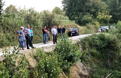 Stričak u općini Bednja: Problem klizišta u Ježovcu treba što hitnije riješiti