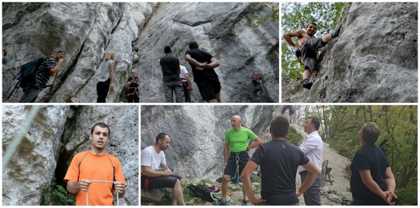 FOTO Uređuje se penjalište Pokojec kod Podruta