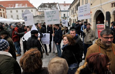 &quot;Slobodna Hrvatska&quot; podržala prosvjed Varaždinaca na Korzu