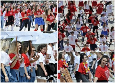 FOTO Čak 900 varaždinskih maturanata otplesalo quadrillu i rekli zbogom srednjoj školi