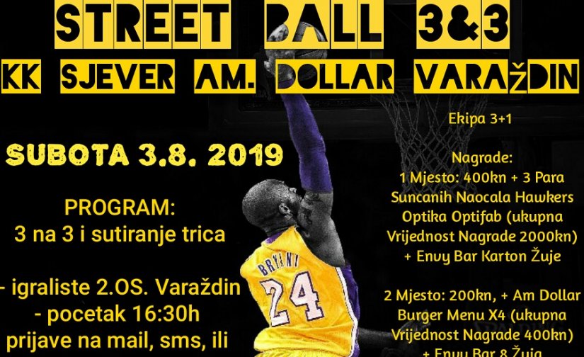 Street Ball na igralištu Druge OŠ u organizaciji KK Sjever American Dollar