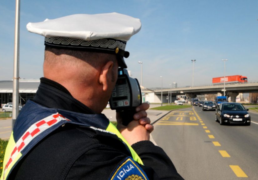 Akcija Brzina: Tijekom osam sati policija utvrdila 28 prekoračenja najveće dopuštene brzine