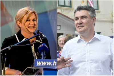 Kolinda Grabar Kitarović i Zoran Milanović