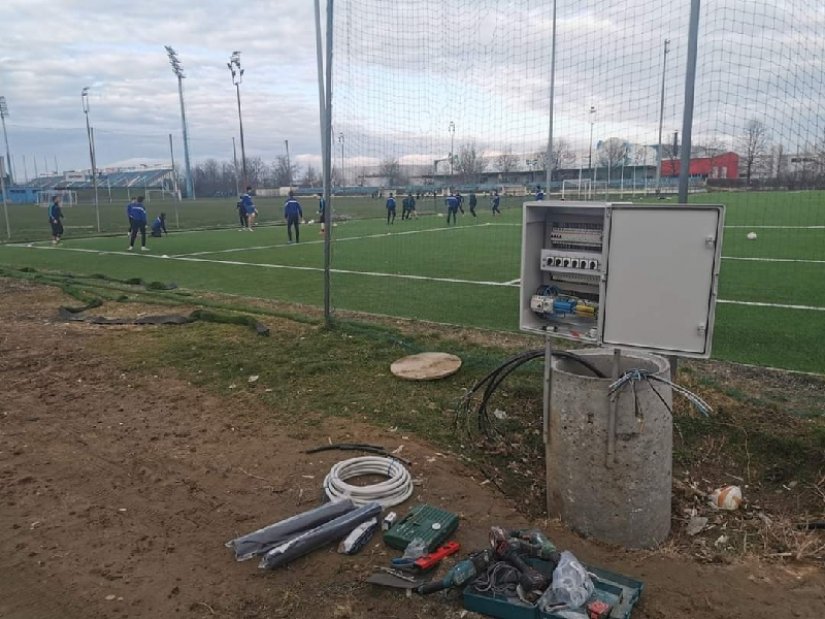 Danas su u tijeku završni radovi, a treninzi u večernjim satima bit će mogući od sljedećeg tjedna 