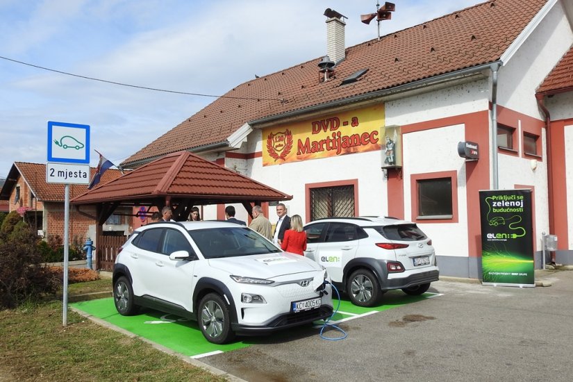 Električne automobile odsad je moguće puniti i u općini Martijanec