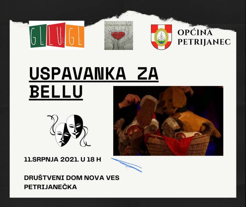 U Društvenom domu Nova Ves Petrijanečka predstava za djecu &quot;Uspavanka za Bellu&quot;