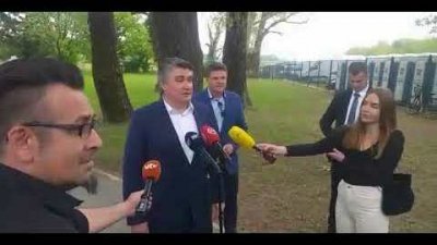 Predsjednik Milanović posjetio prvomajsku proslavu na Dravi