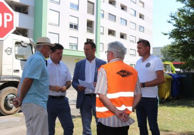 Bosilj i Marković obišli radove u Ulici Tina Ujevića: &quot;Ako treba gdje pokrpati rupe, prijavite to GRIC-u!&quot;