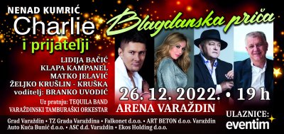 Blagdanska priča u Areni: Koncert Nenada Kumrića Charlieja i prijatelja