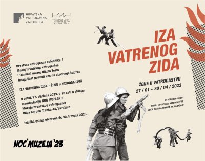 NOĆ MUZEJA U Muzeju hrvatskog vatrogastva u središtu žene u &quot;iza vatrenog zida&quot;