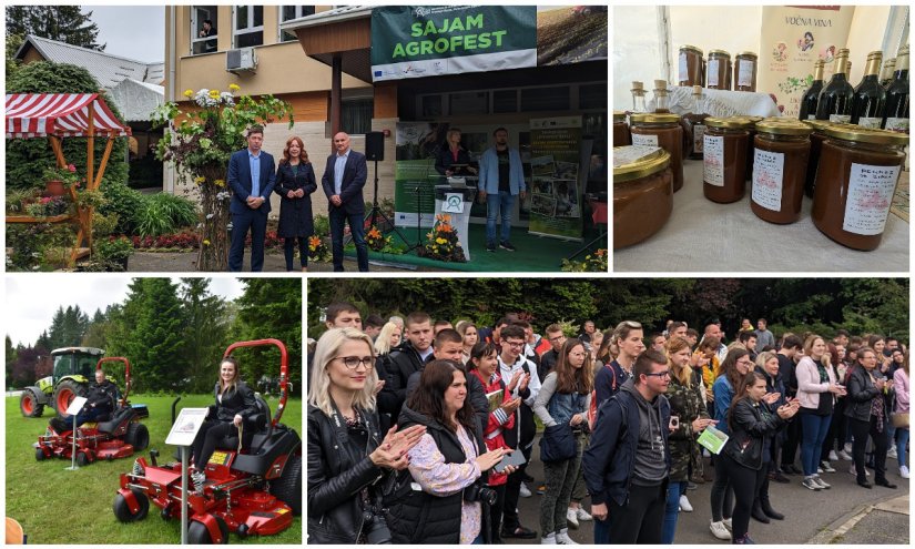 FOTO Otvoren 2. poljoprivredni sajam Agrofest u Srednjoj školi Arboretum Opeka