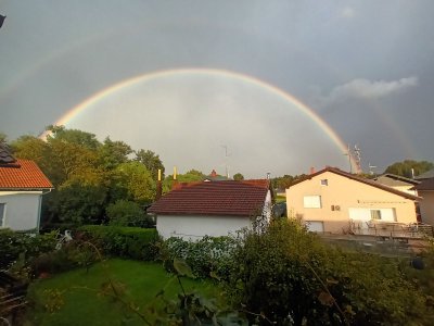 FOTO Nad varaždinskom Banficom zasjala dvostruka duga!