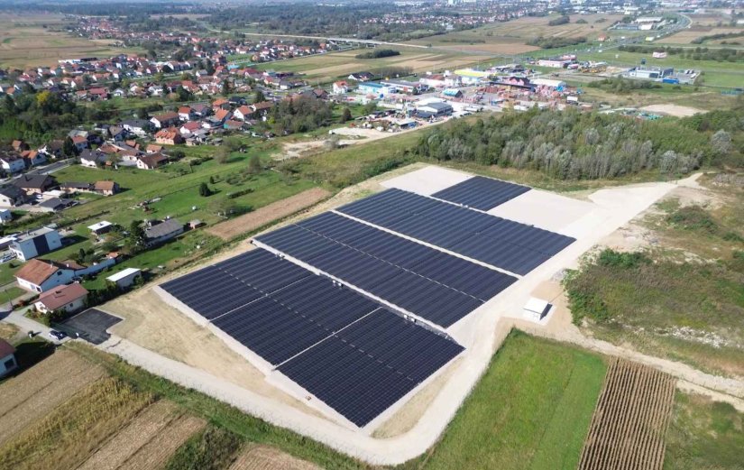 FOTO Na nekadašnjem odlagalištu otpada u Gornjem Knegincu niknula solarna elektrana