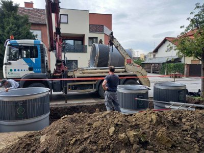FOTO Nastavlja se ugradnja polupodzemnih spremnika u Varaždinu