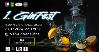 Prijave za sudjelovanje na 1. GinFestu na MESAP-u još uvijek su otvorene!