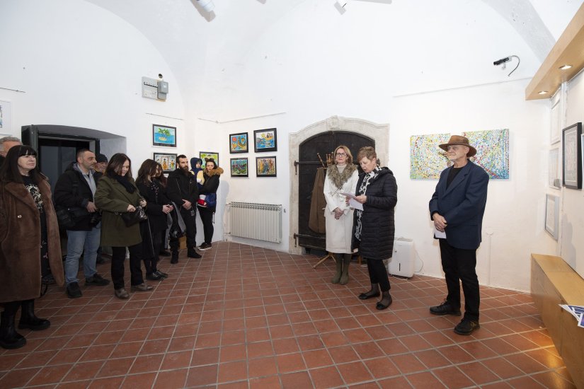 FOTO Članovi Udruge Sunce Varaždin izložili svoja likovna djela