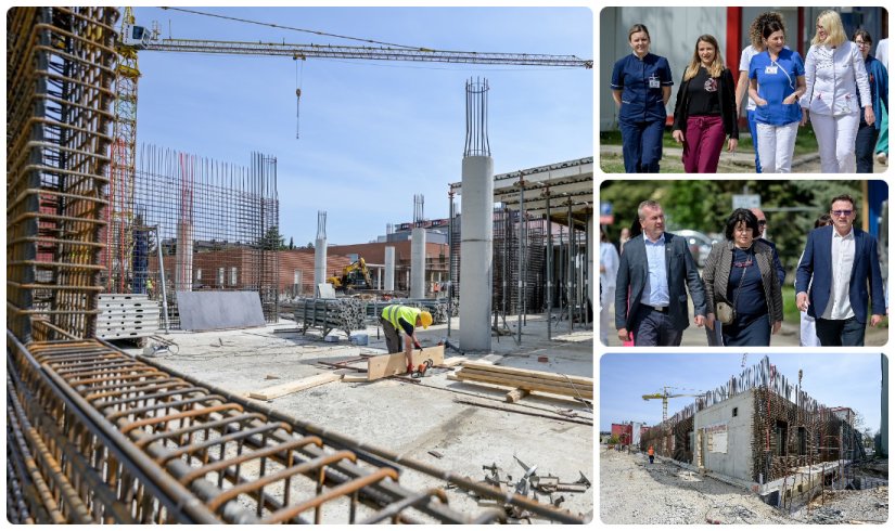 FOTO Radovi na izgradnji Centralnog operacijskog bloka na kojem će biti i heliodrom idu prema planu