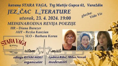 Ritam misli održava književnu poslasticu &quot;Jezičac literature međunarodna revija poezije&quot;