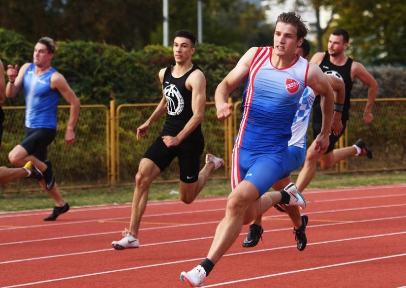 Karlo Marciuš pobjednik na Podravka kupu Hrvatske na 200m