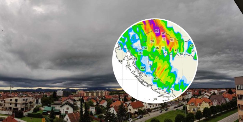 Stiže nevrijeme - moguća tuča, olujni udari vjetra i poplave