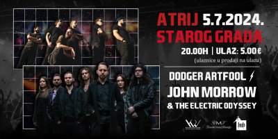 Na pozornicu u atriju Starog grada stižu John Morrow &amp; The Electric Odyssey i Dodger Artfool