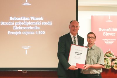 SVEUČILIŠTE SJEVER Dodjeljene Rektorove nagrade najboljim studentima i studentskim projektima