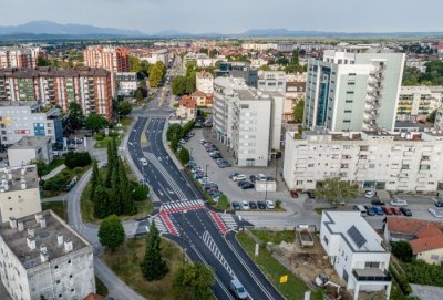 Video iz zraka: Supilova ulica u Varaždinu nakon uređenja