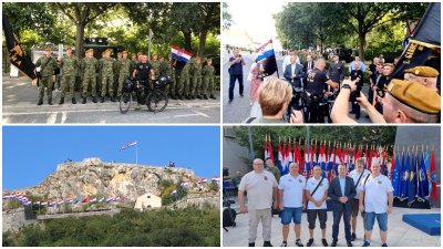 FOTO Na 29. obljetnicu &quot;Oluje&quot; u Knin biciklom iz Varaždina stigao Ivica Nerer