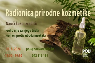 POU Varaždin: Radionica izrade prirodne kozmetike