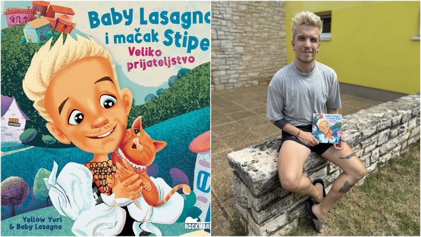 Baby Lasagna na Špancirfestu predstavlja slikovnicu „Baby Lasagna i mačak Stipe – Veliko prijateljstvo“