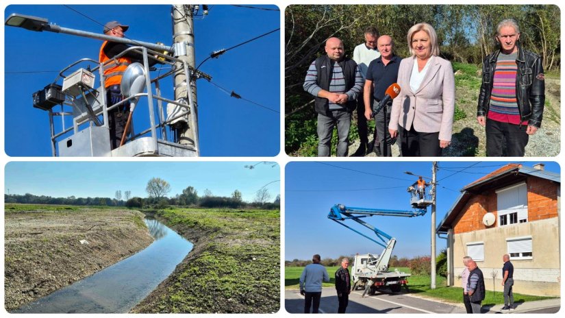 TRNOVEC BARTOLOVEČKI U tijeku modernizacija LED rasvjete te uređenje odvodnog kanala