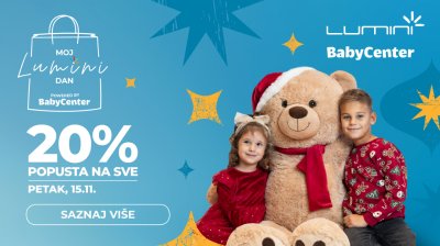 Moj Lumini dan i Baby Center u petak vam daruju 20% popusta