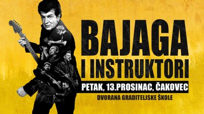 Dijelimo dva puta dvije ulaznice za koncert Bajage u Čakovcu