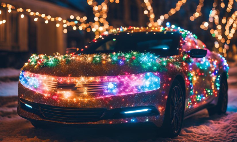 Božićno ukrašeni automobili ove nedjelje donose veselje mališanima